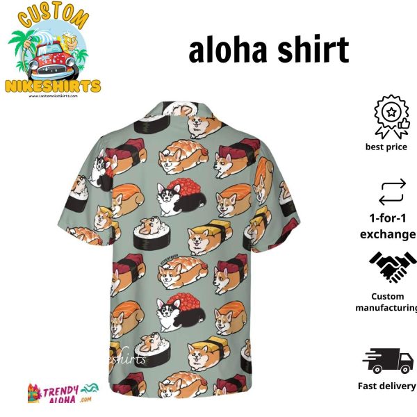 Sushi Corgi Hawaiian Shirt Best Corgi Shirt For Men And Women