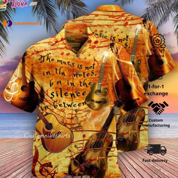 Guitar Vintage The Silence Hawaiian Shirt