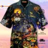 Magic Dachshund Halloween Theme on Hawaiian Shirt 1